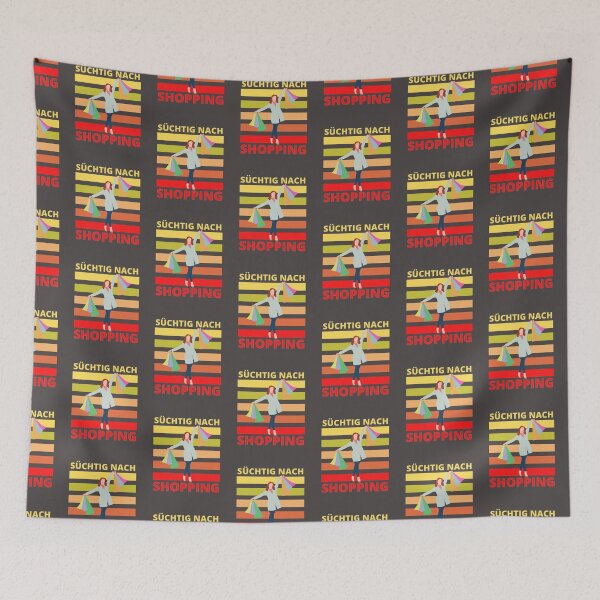 Item preview, Addicted to shopping(German). designed and sold by JockArts.