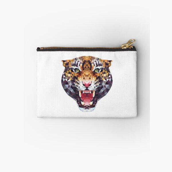 Item preview, polygonal tiger illustration designed and sold by zizimentos.