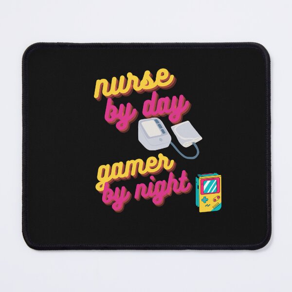 Item preview, nurse by day gamer by night designed and sold by yassminishop.