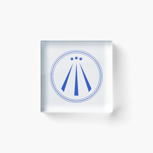 Item preview, Blue Awen Celtic Symbol designed and sold by patterniastudio.