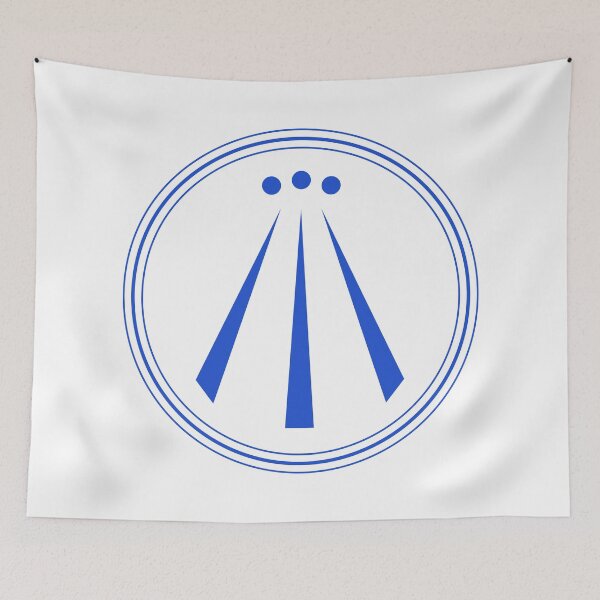 Item preview, Blue Awen Celtic Symbol designed and sold by patterniastudio.