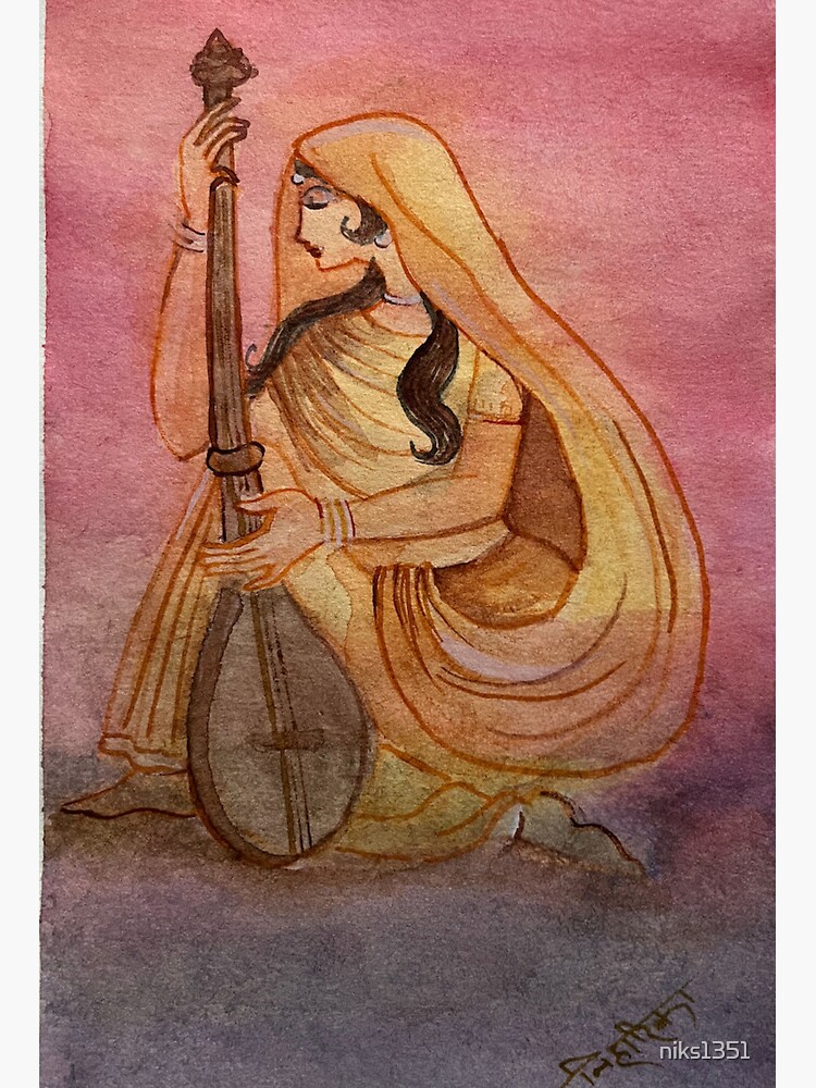 Meera Bai Tapestry by Supriya Joshi - Fine Art America