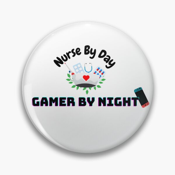 Item preview,   nurse by day gamer by night designed and sold by yassminishop.