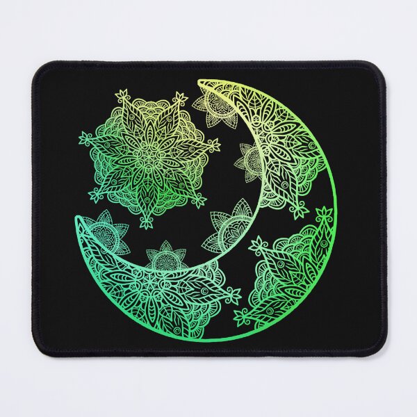 Item preview, Green Moon Mandala designed and sold by Ahenix.