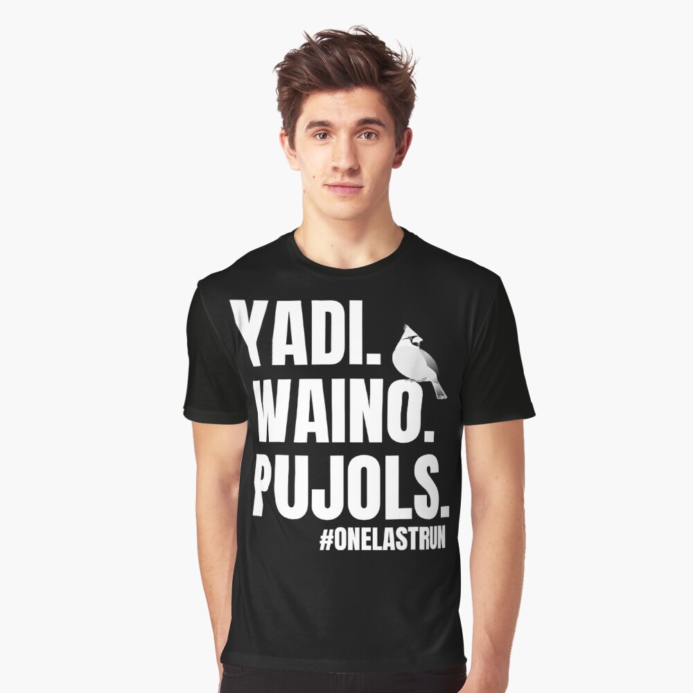 Yadi Waino Pujols Funny Essential T-Shirt for Sale by Nellieartist