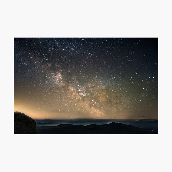 Milkyway From Snowdon Summit Photographic Print