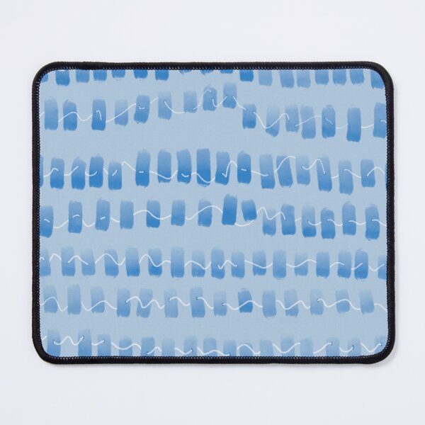 Item preview, Rayas azules con patrón de cuerdas blancas. designed and sold by NesheYx.