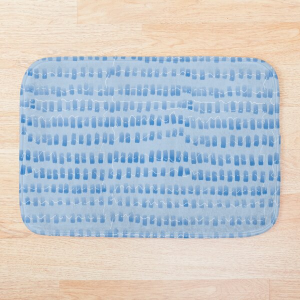 Item preview, Blue stripes with white ropes pattern designed and sold by NesheYx.