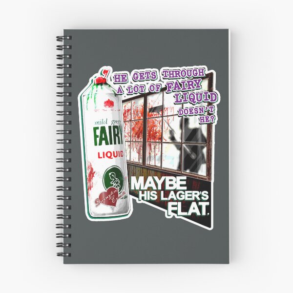 Item preview, JOLLY Gets Through a Lot of FAIRY LIQUID DOESN’T HE? MAYBE HIS LAGER’S FLAT - Ralph Jolly mops up blood - Mr Jolly Lives Next Door Inspired designed and sold by RetroTeeStudio.