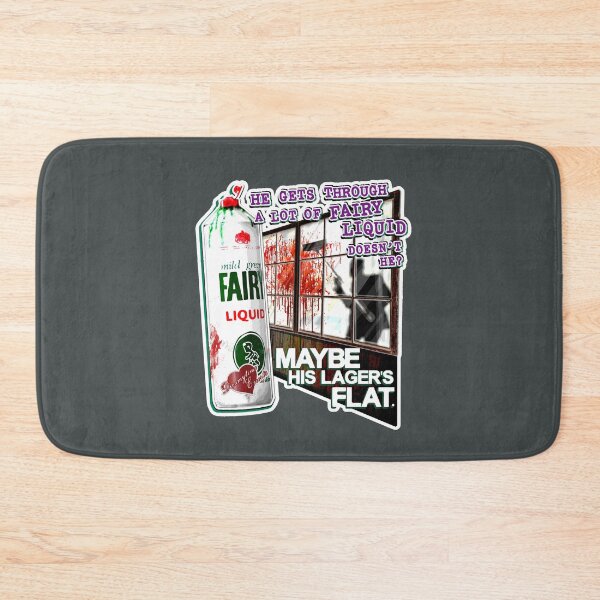Item preview, JOLLY Gets Through a Lot of FAIRY LIQUID DOESN’T HE? MAYBE HIS LAGER’S FLAT - Ralph Jolly mops up blood - Mr Jolly Lives Next Door Inspired designed and sold by RetroTeeStudio.
