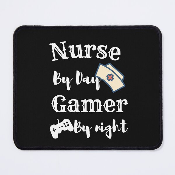 Item preview, nurse by day gamer by night designed and sold by yassminishop.
