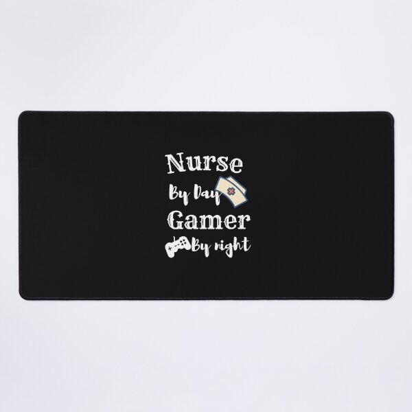 Item preview, nurse by day gamer by night designed and sold by yassminishop.