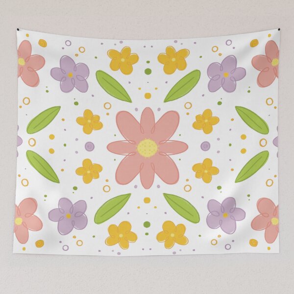 Item preview, Illustrated Floral Pattern designed and sold by SleepyLilSloth.