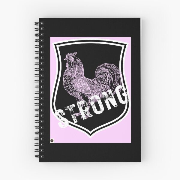 Item preview, Cock Strong~ Pink Rooster Design. designed and sold by ForscarlettPub.