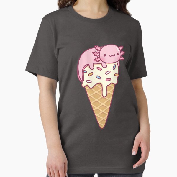 Item preview, Cute Axolotl On Vanilla Ice Cream Cone designed and sold by rustydoodle.