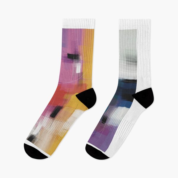 Item preview, Modern Abstract Art Quad Colours designed and sold by LanrivArtStudio.