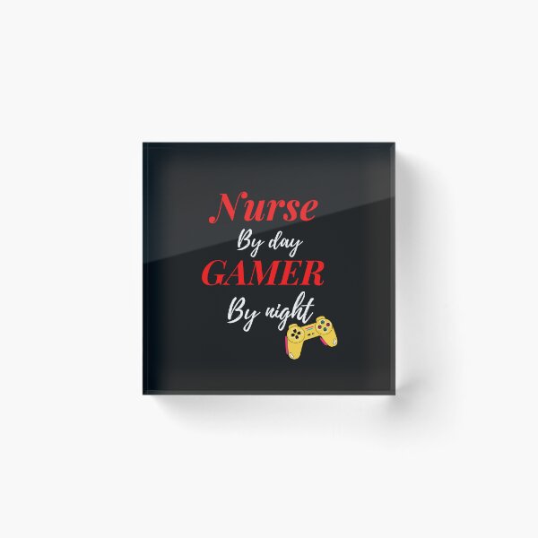 Item preview,   nurse by day gamer by night designed and sold by yassminishop.