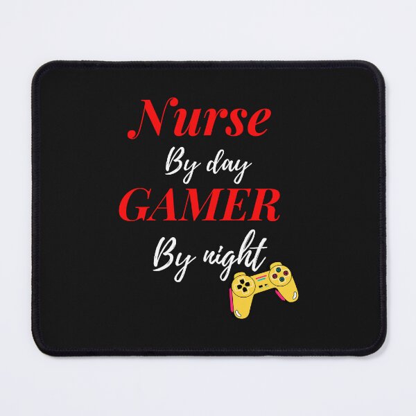 Item preview, nurse by day gamer by night designed and sold by yassminishop.