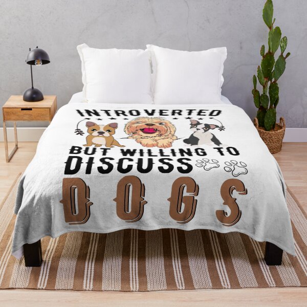 Item preview, Introverted But Willing To Discuss Dogs designed and sold by worldmodi.