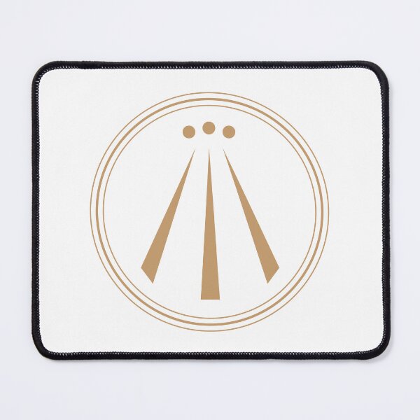 Item preview, Light brown Awen Celtic Symbol designed and sold by patterniastudio.