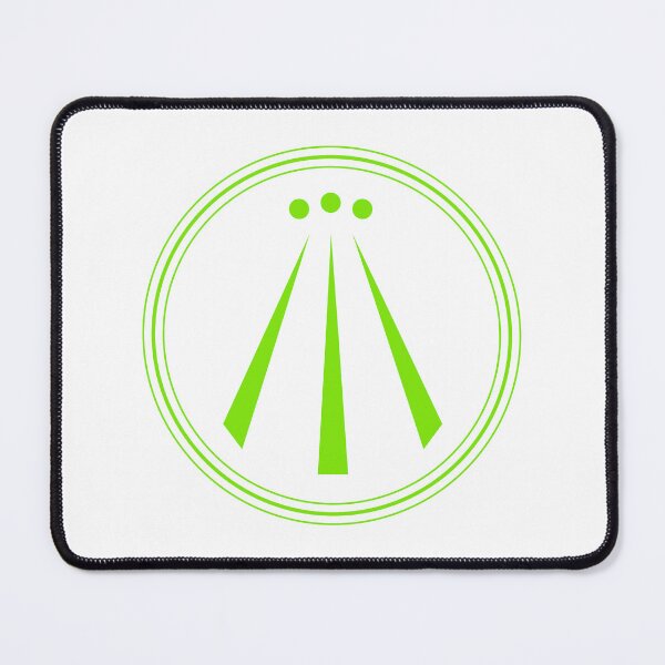 Item preview, Light green Awen Celtic Symbol designed and sold by patterniastudio.
