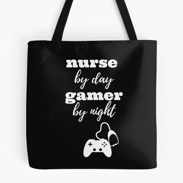 Item preview,  nurse by day gamer by night designed and sold by yassminishop.