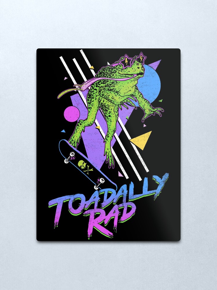 Alternate view of Toadally Rad Metal Print