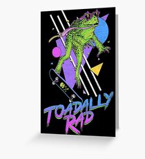 Tarjeta de felicitación Toadally Rad