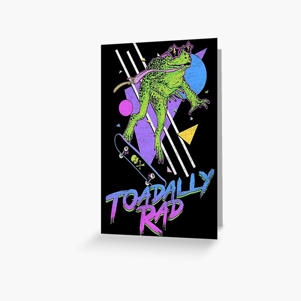 Toadally Rad Greeting Card