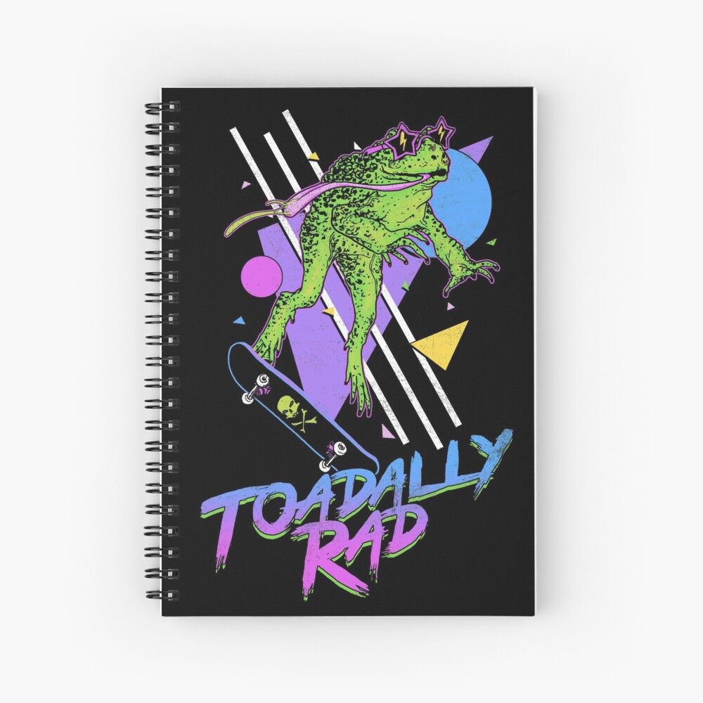 Toadally Rad Spiral Notebook