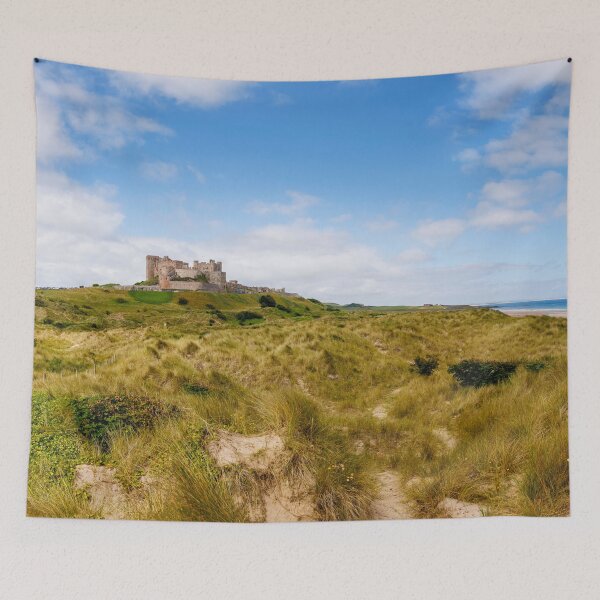 Item preview, Bamburgh Castle and Sand Dunes designed and sold by Graham Prentice.