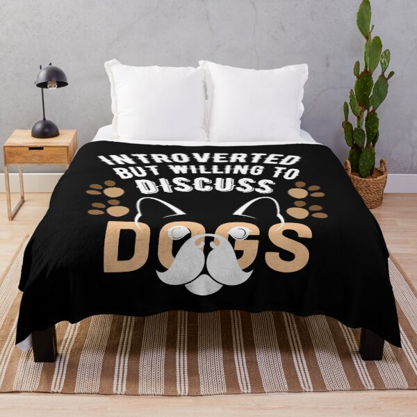 Item preview, Introverted But Willing To Discuss Dogs designed and sold by worldmodi.