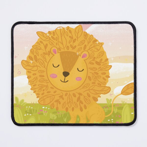 Item preview, Happy Little Lion, Lion Illustrated designed and sold by SleepyLilSloth.