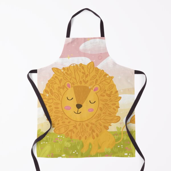 Item preview, Happy Little Lion, Lion Illustrated designed and sold by SleepyLilSloth.