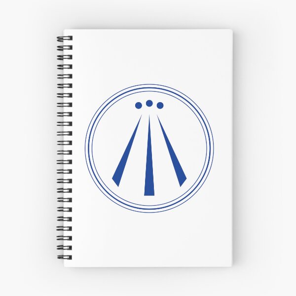Item preview, Navy blue Awen Celtic Symbol designed and sold by patterniastudio.