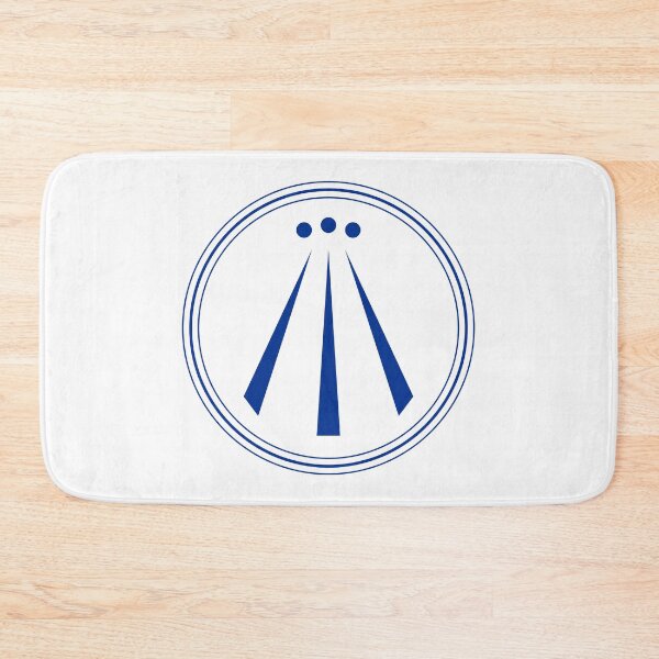 Item preview, Navy blue Awen Celtic Symbol designed and sold by patterniastudio.