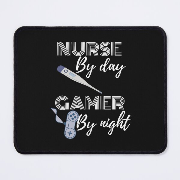 Item preview, nurse by day gamer by night designed and sold by yassminishop.