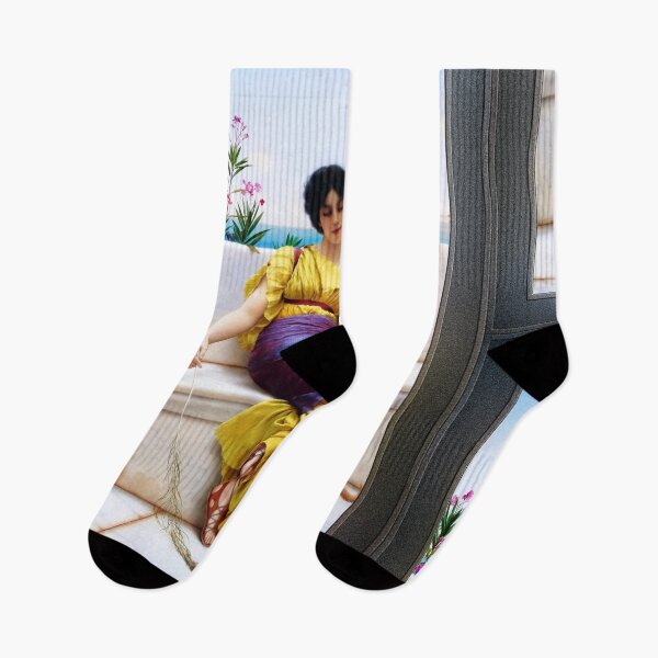 Item preview, Idleness by John William Godward Remastered Xzendor7 Classical Fine Art Old Masters Reproductions designed and sold by Xzendor7 Digital Art Creations.