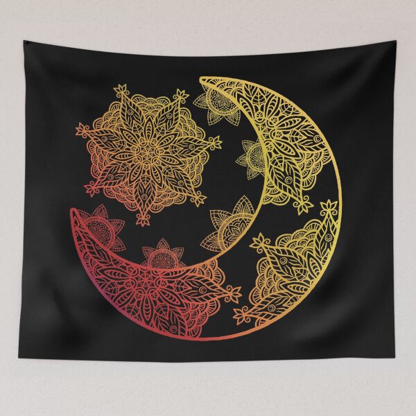 Item preview, Red Moon Mandala designed and sold by Ahenix.
