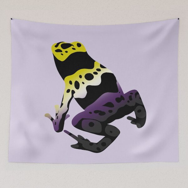 Item preview, Non-binary Pride Frog designed and sold by VanHollowStudio.