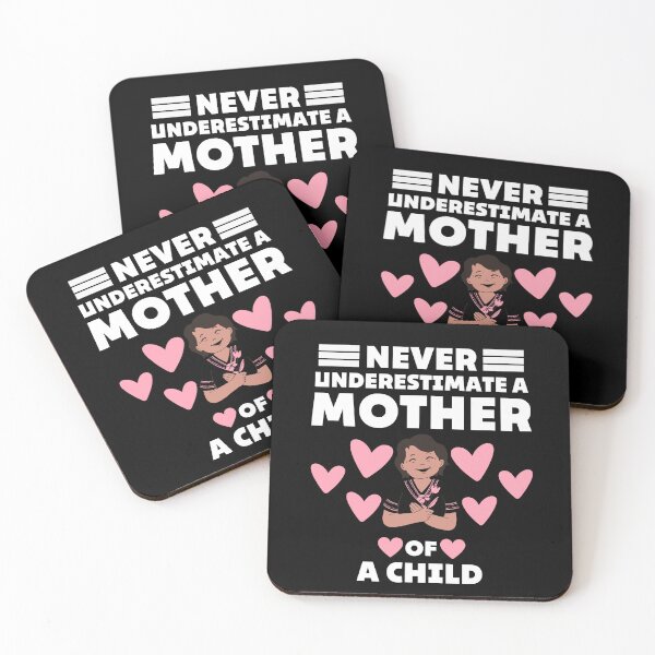 Artikelvorschau, stolz auf meine Mutter, unterschätze niemals eine Mutter von Kindern, glücklicher Muttertag entworfen und verkauft von behappysiempre.