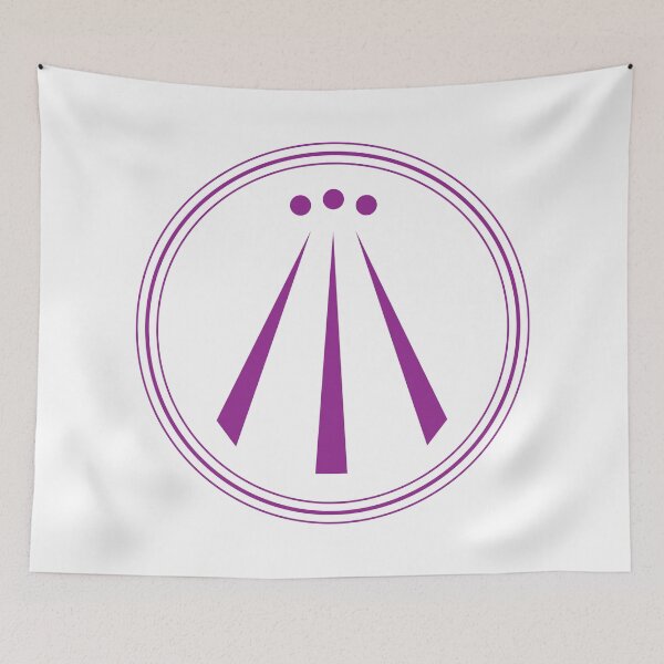 Item preview, Purple Awen Celtic Symbol designed and sold by patterniastudio.