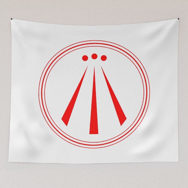 Item preview, Red Awen Celtic Symbol designed and sold by patterniastudio.