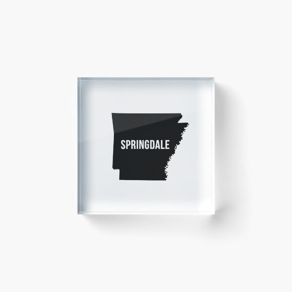 Item preview, Springdale, Arkansas State Silhouette designed and sold by CartoCreative.