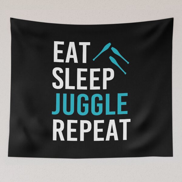 Item preview, Eat Sleep Juggle Repeat Juggler Gift designed and sold by Luna1Shop.