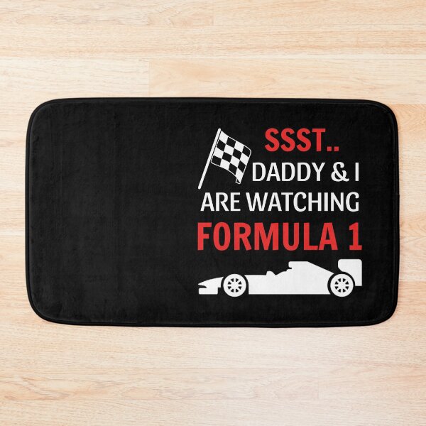Item preview, Daddy and I are watching Formula1 grand prix flag and racing car designed and sold by portrait4you.