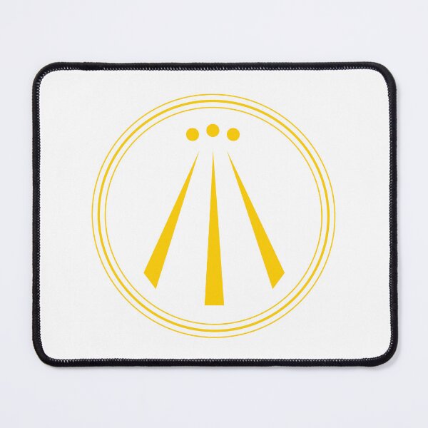 Item preview, Yellow Awen Celtic Symbol designed and sold by patterniastudio.