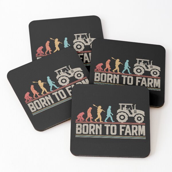 Item preview, Born to Farm Farmer Evolution of Man Funny Tractor Lover designed and sold by grinta2021.