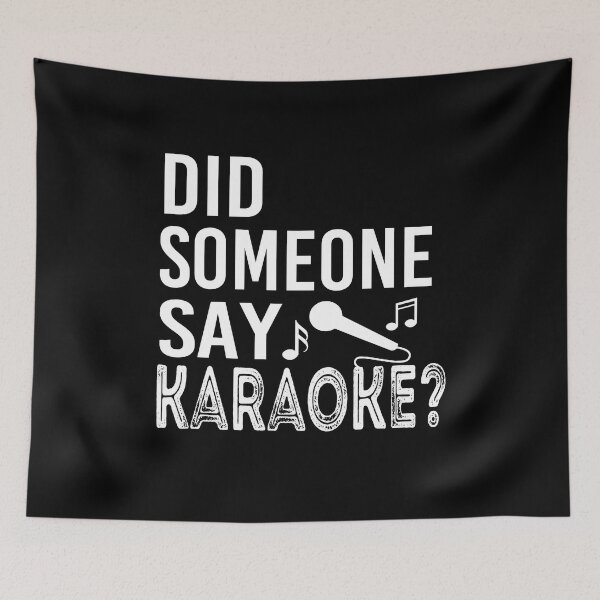 Item preview, Did Someone Say Karaoke designed and sold by Luna1Shop.