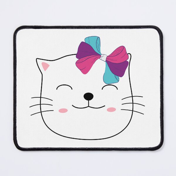 Item preview, Beautiful kitten with a colorful bow designed and sold by EMIPRINCESS.